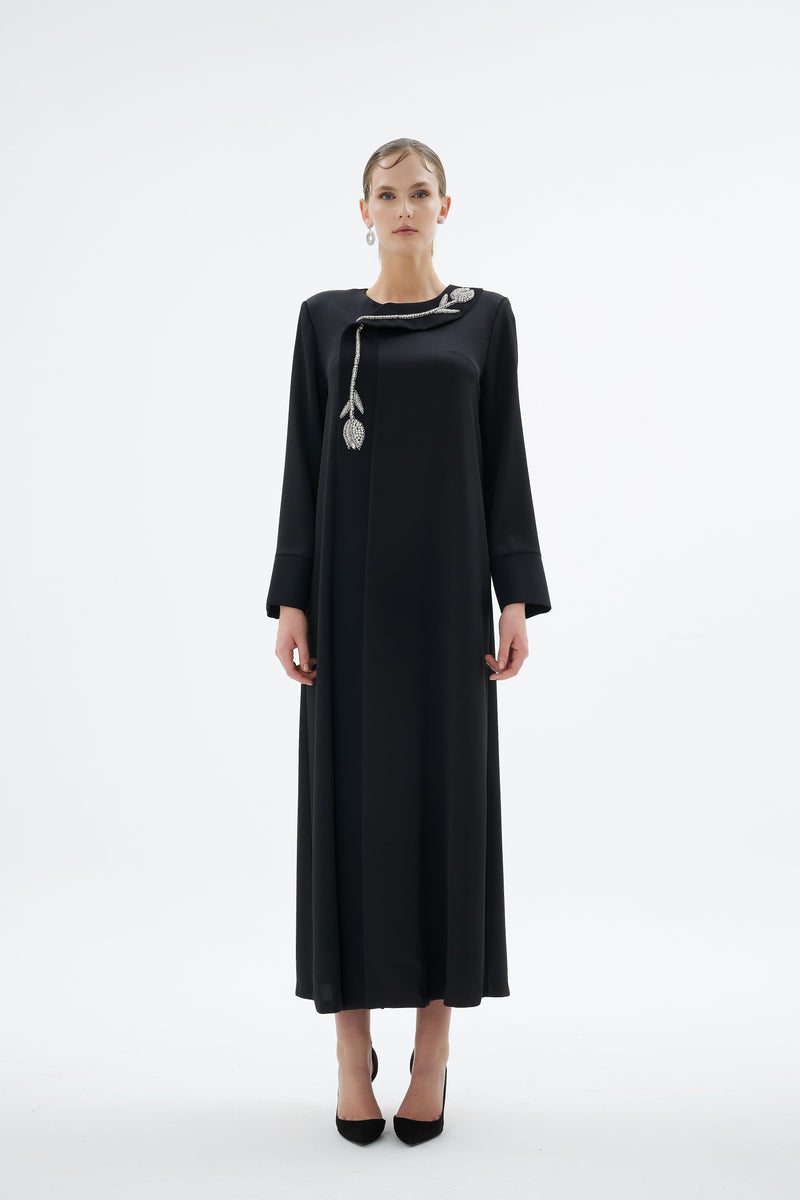 VERA ABAYA Siyah