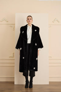 VIONA COAT Siyah