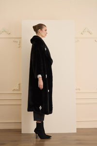 VIONA COAT Siyah