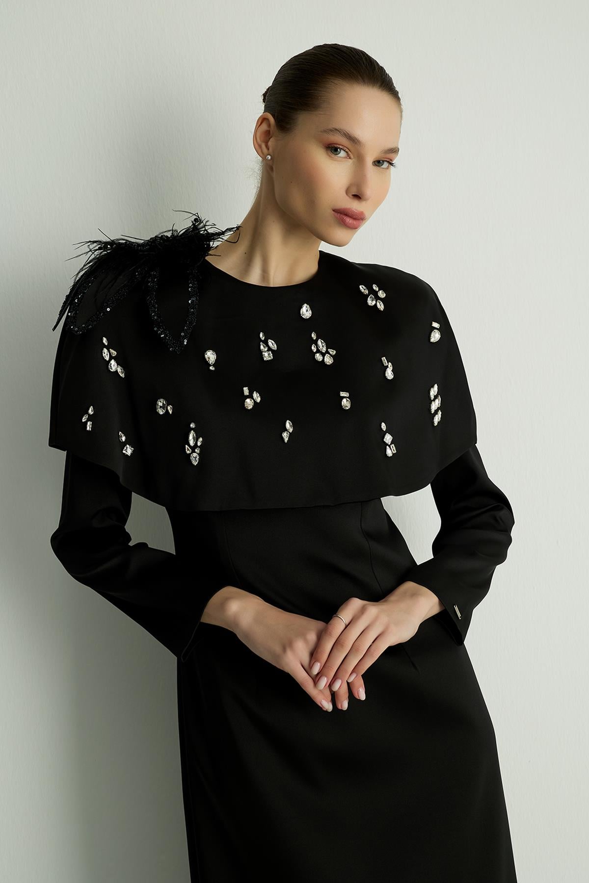WONDERLAND DRESS Siyah