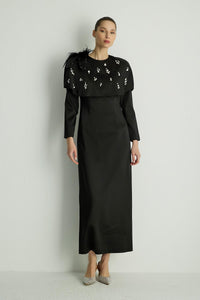 WONDERLAND DRESS Siyah