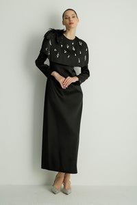 WONDERLAND DRESS Siyah