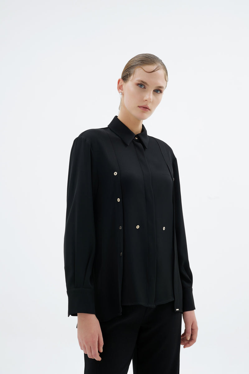 ZALIKA BLOUSE Siyah