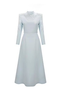 ZARINA DRESS Gök Mavisi
