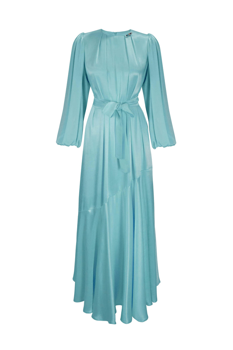 ZOE DRESS Aqua