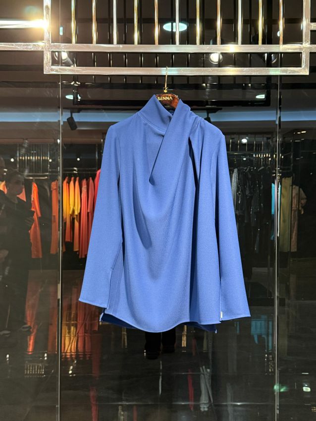 QUARTZ BLUZ LACİVERT