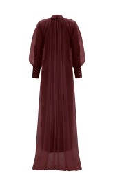 VANESSA DRESS BORDO - Thumbnail